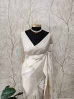 Soft Tussar With Temple Buttas Design - Image 21
