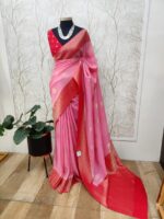 Soft Tussar With Temple Buttas Design - Image 38