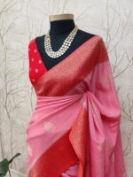 Soft Tussar With Temple Buttas Design - Image 39