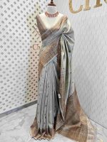 Tussar Banarasi Saree - Image 52
