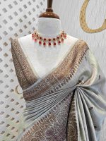 Tussar Banarasi Saree - Image 51