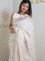 Kota Silk With Pearl Like Flower Embroidery - Image 16