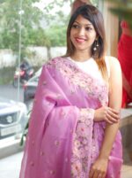 Kota Silk With Pearl Like Flower Embroidery - Image 20