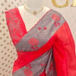 Organza red