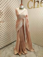Tussar silk with thread embroider and mukeish work - Image 11