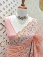 organza peach - Image 3