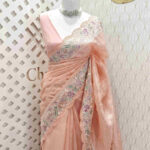 organza peach