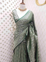 Banarasi with floral pattern weave