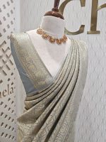 Banarasi with cross weave and tiangle blossom - Image 24