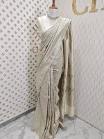 Banarasi with cross weave and tiangle blossom - Image 20