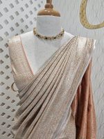 Banarasi with cross weave and tiangle blossom - Image 6