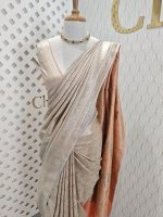 Banarasi with cross weave and tiangle blossom - Image 5