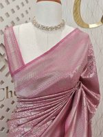 Banarasi with bias line and diamond border - Image 6