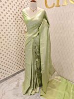 Banarasi with bias line and diamond border - Image 30