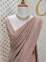 Banarasi with 4 edge flower butta - Image 13