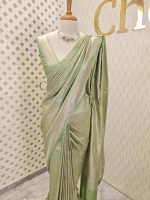 Banarasi with 4 edge flower butta - Image 7