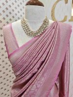Banarasi with 4 edge flower butta - Image 5