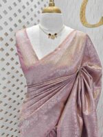 Banarasi with 4 edge flower butta - Image 40