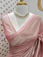 Banarasi with dotted box design - Image 12