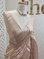 Tissue organza with small bud butta - Image 6