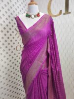 Georgette katan golden polka dots - Image 14
