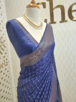 Georgette katan golden polka dots - Image 20