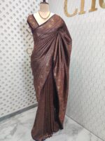 Soft katan brocade design like veins - Image 3