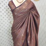 Soft katan brocade design like veins