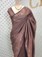 Soft katan brocade design like veins
