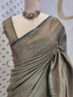 Soft katan brocade design like veins - Image 11