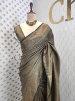Soft katan brocade design like veins - Image 15