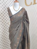 Soft katan brocade design like veins - Image 7