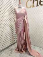 Soft tussar banarasi with vein and blossom tangle - Image 24