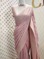 Soft tussar banarasi with vein and blossom tangle - Image 25