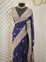 Georgette Banarasi With Lilly Buttas - Image 5