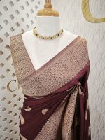 Georgette Banarasi With Lilly Buttas - Image 9