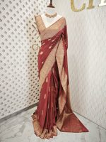 Georgette Banarasi With Lilly Buttas - Image 12