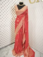 Georgette Banarasi With Lilly Buttas - Image 17