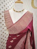 Georgette Banarasi With Lilly Buttas - Image 15