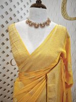 Georgette Banarasi With Lilly Buttas - Image 2