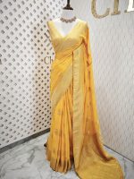 Georgette Banarasi With Lilly Buttas - Image 3