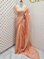 kota silk with faux mirror on the boarder and the saree - Image 3