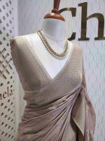 Georgette banarasi with bud shaped butts - Image 34