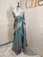 Georgette Banarasi 2 bias line design - Image 38