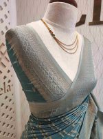 Georgette Banarasi 2 bias line design - Image 41