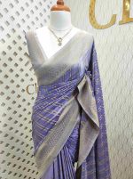 Georgette Banarasi 2 bias line design - Image 44