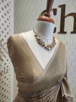 Georgette Banarasi 2 bias line design - Image 53