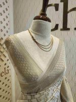 Georgette Banarasi 2 bias line design - Image 55