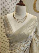 Georgette Banarasi 2 bias line design - Image 57