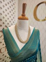 Georgette Banarasi 2 bias line design - Image 61